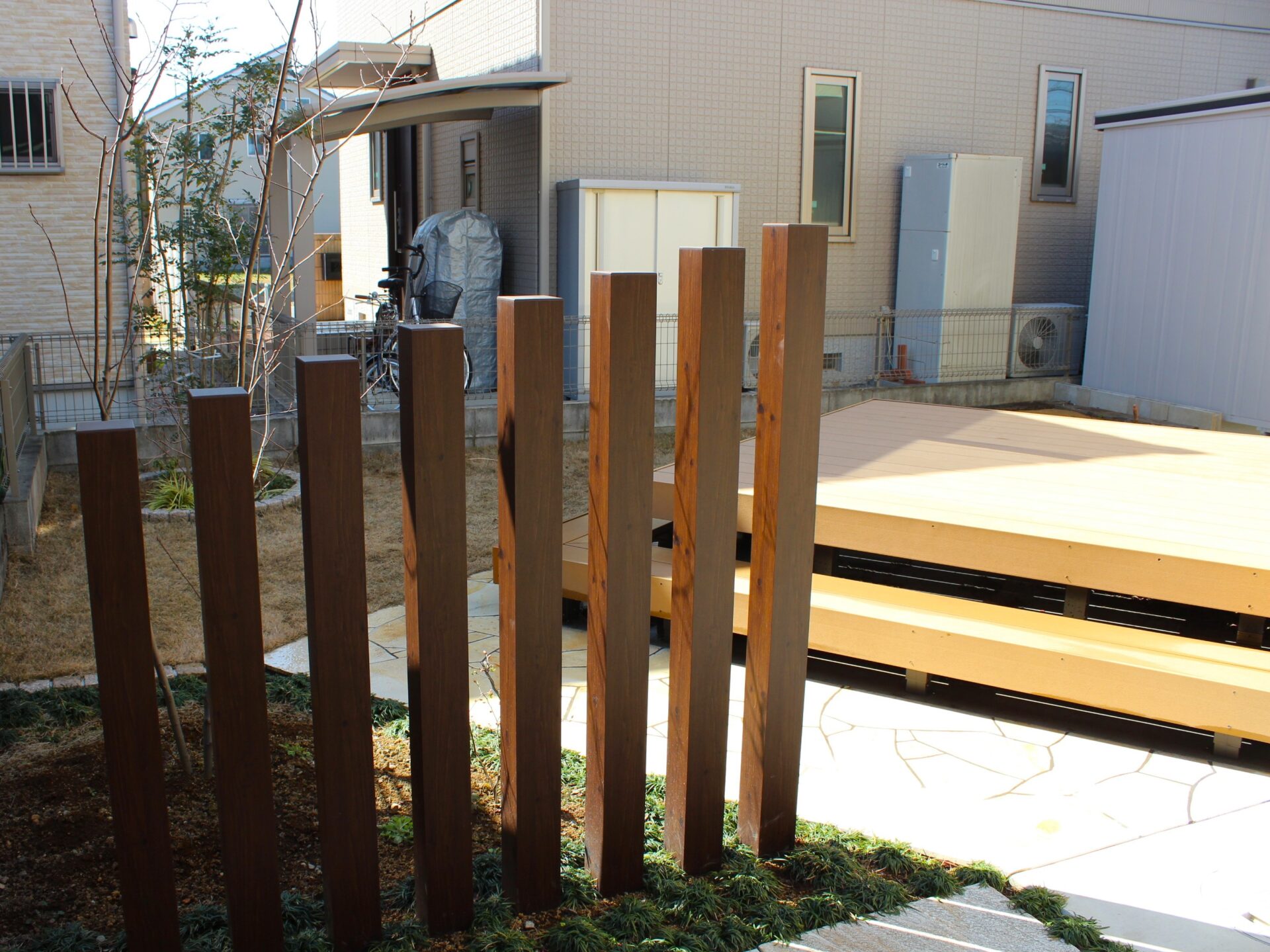 熊谷市のナチュラルな新築外構