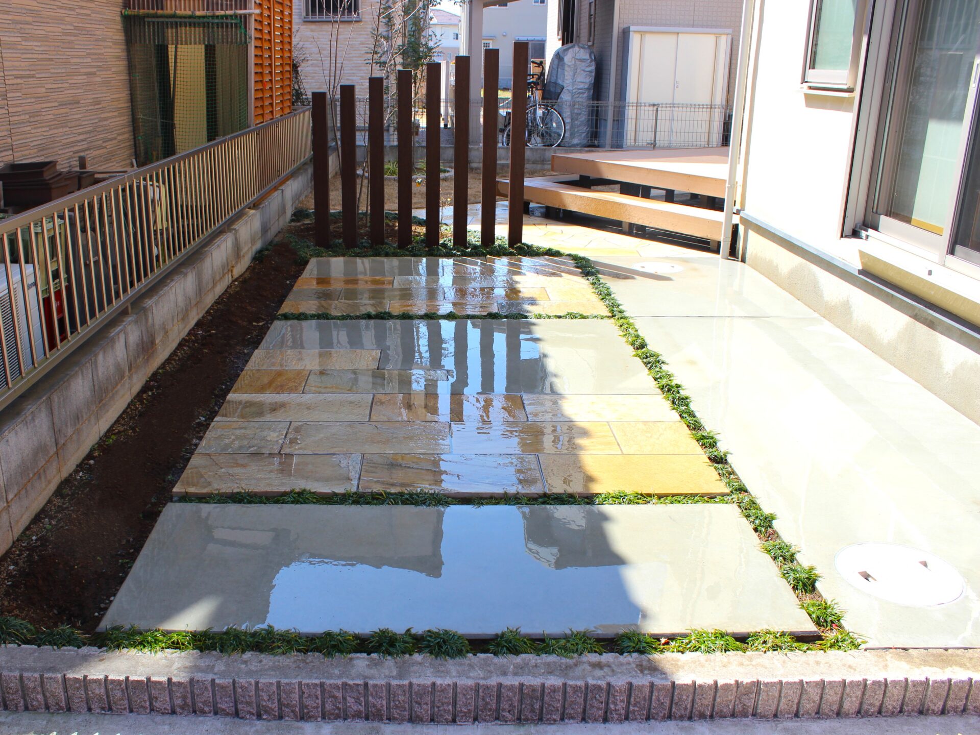 熊谷市のナチュラルな新築外構