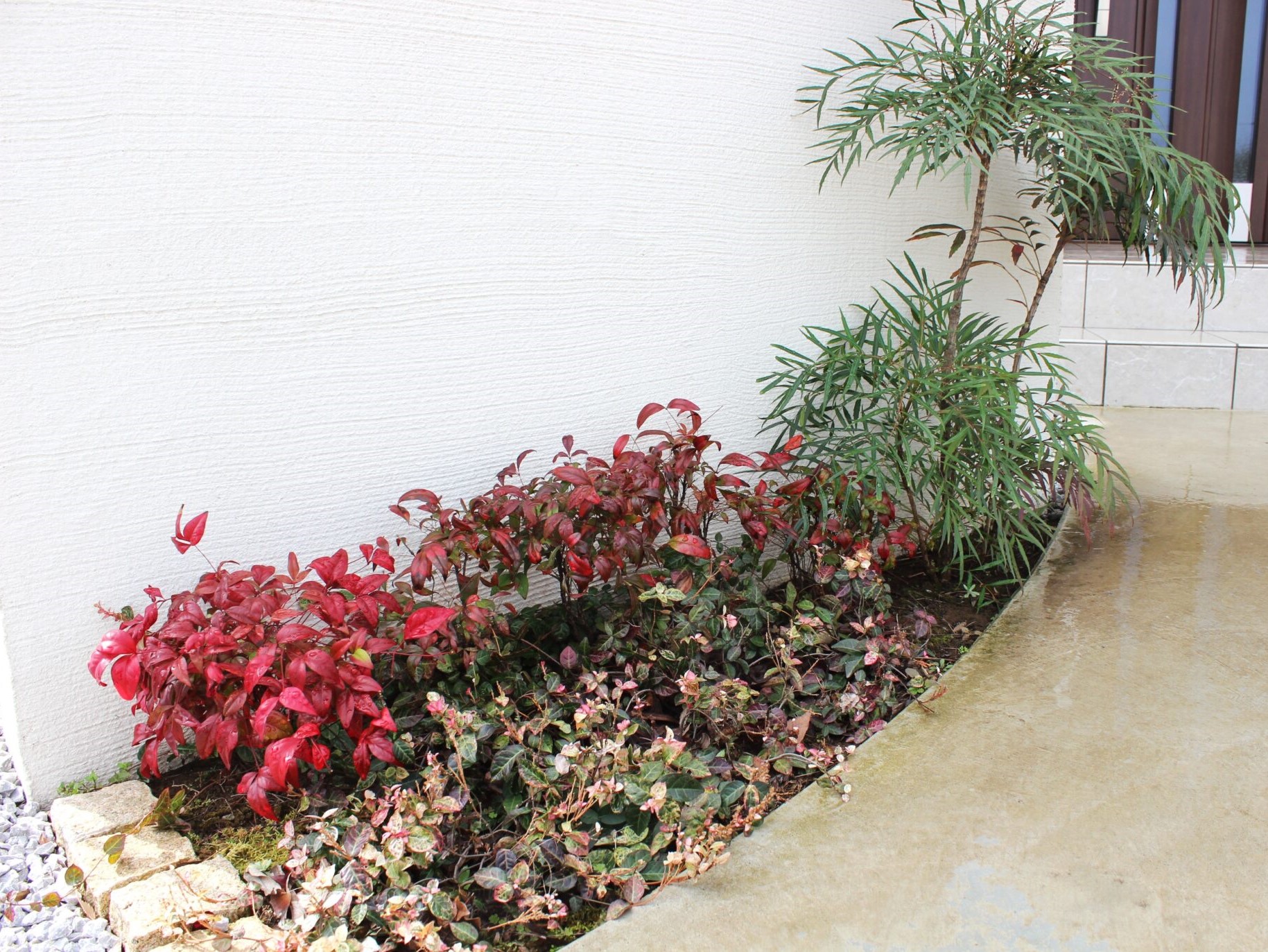 鴻巣市のナチュラルな新築外構