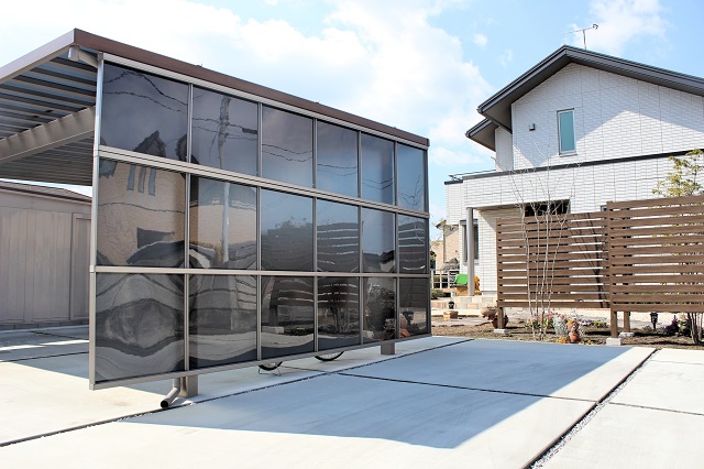 上里町のカーポート×ガレージの施工例