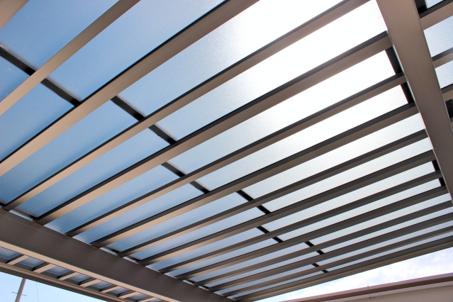 上里町のカーポートの屋根材