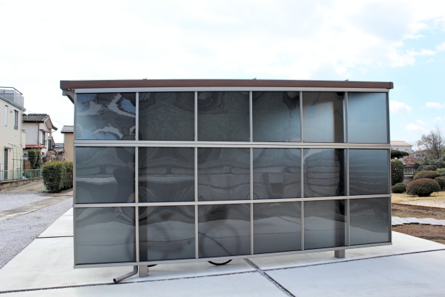 上里町のカーポートのサイドパネル