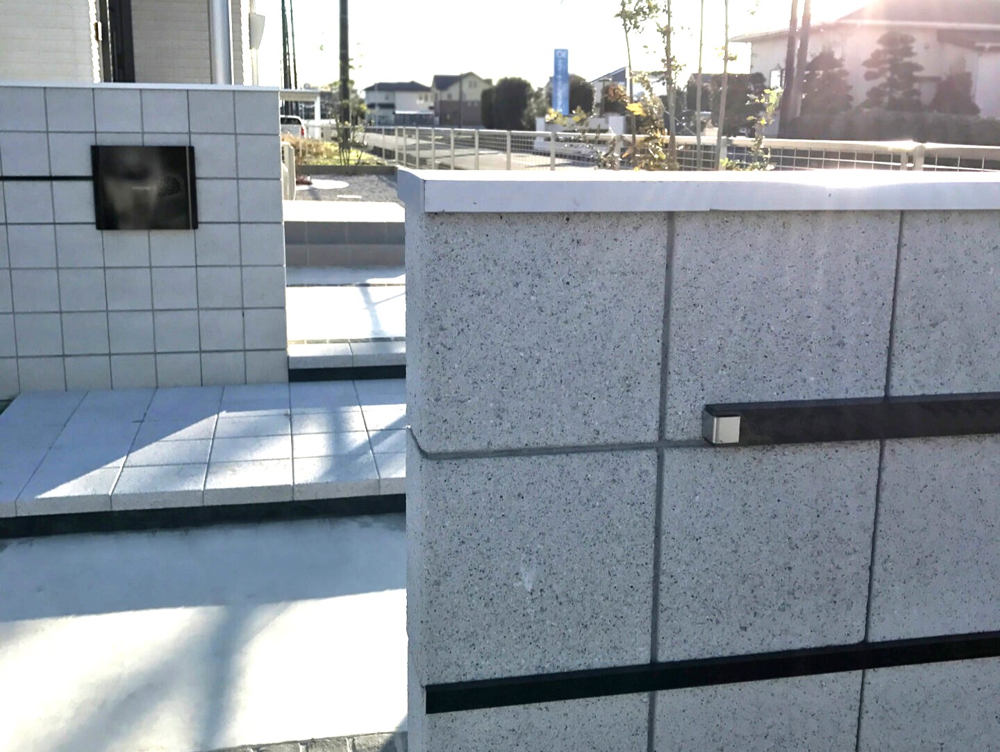 熊谷市のシンプルモダンな新築外構