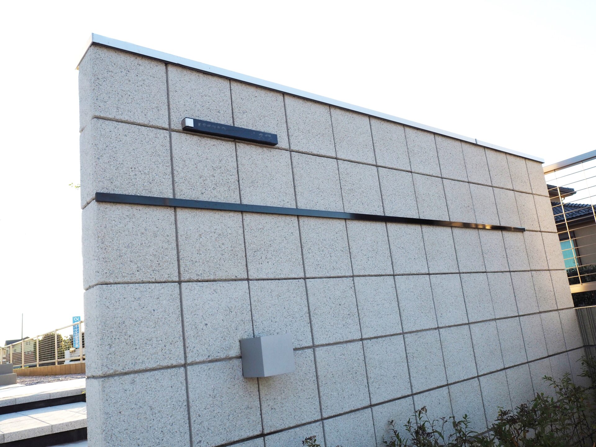 熊谷市のシンプルモダンな新築外構