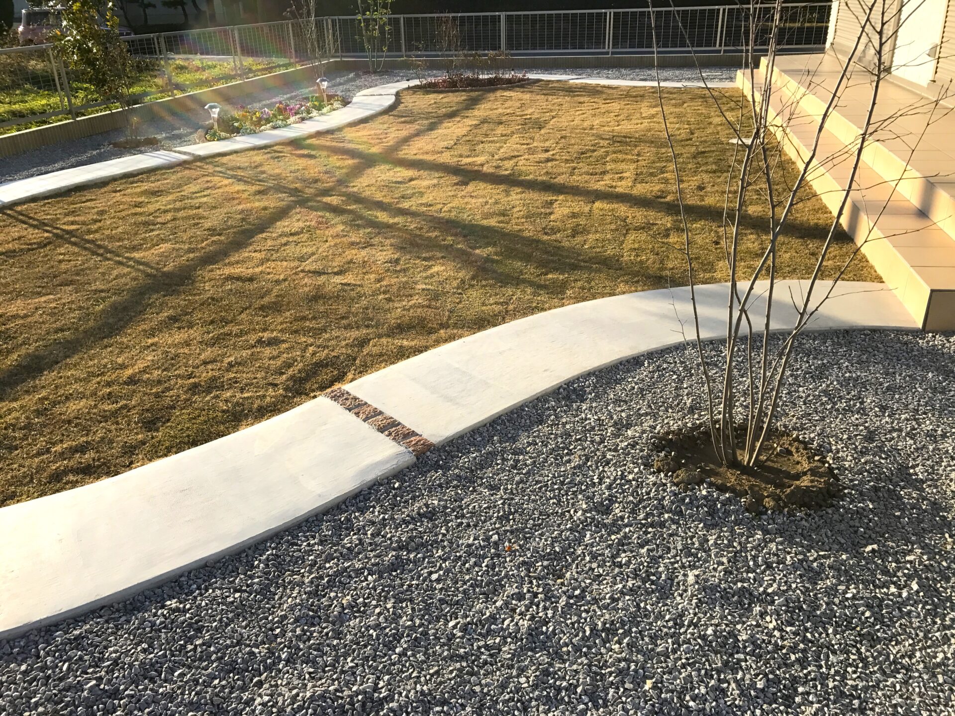 熊谷市のシンプルモダンな新築外構