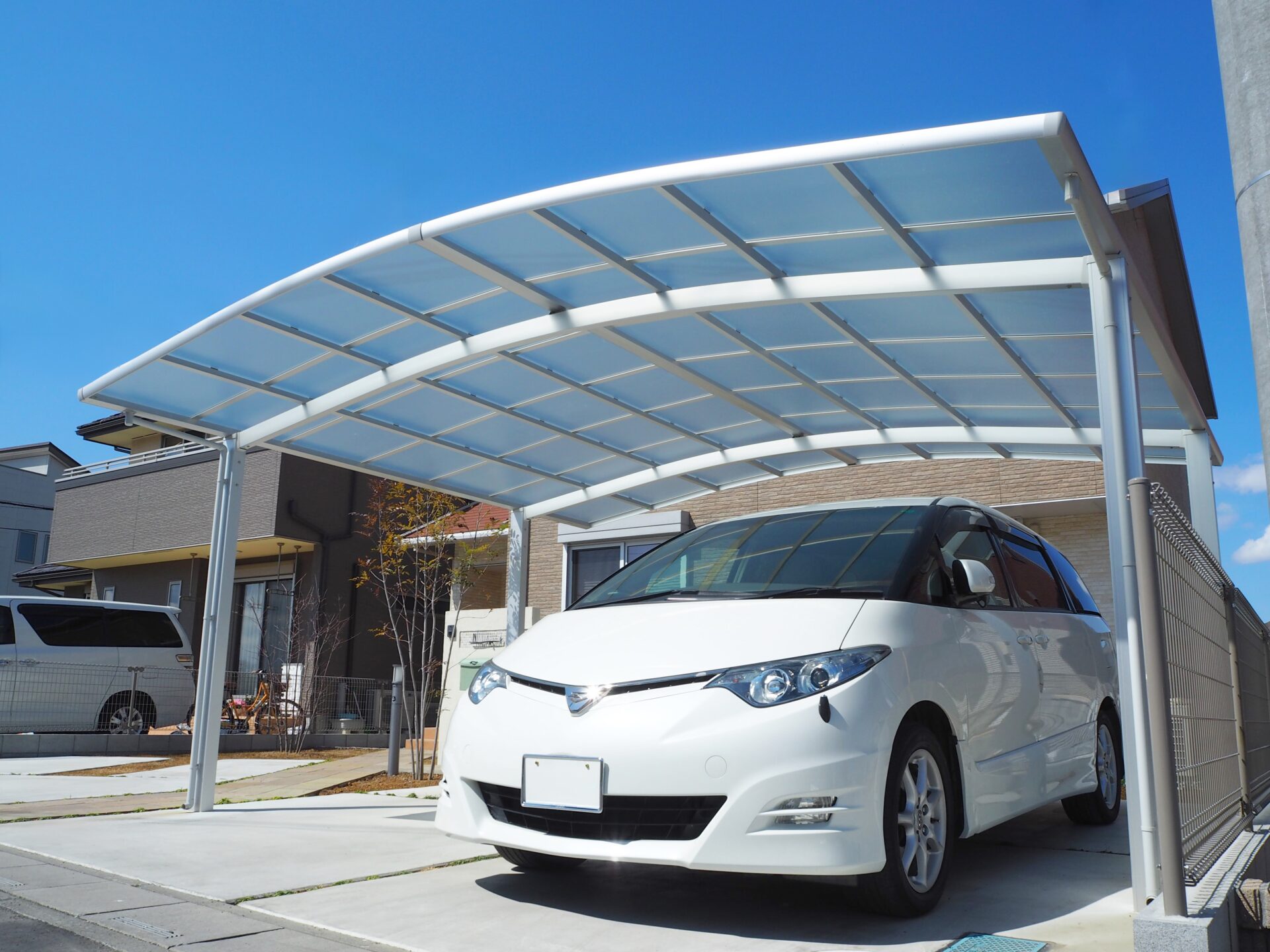 鴻巣市のナチュラルな新築外構