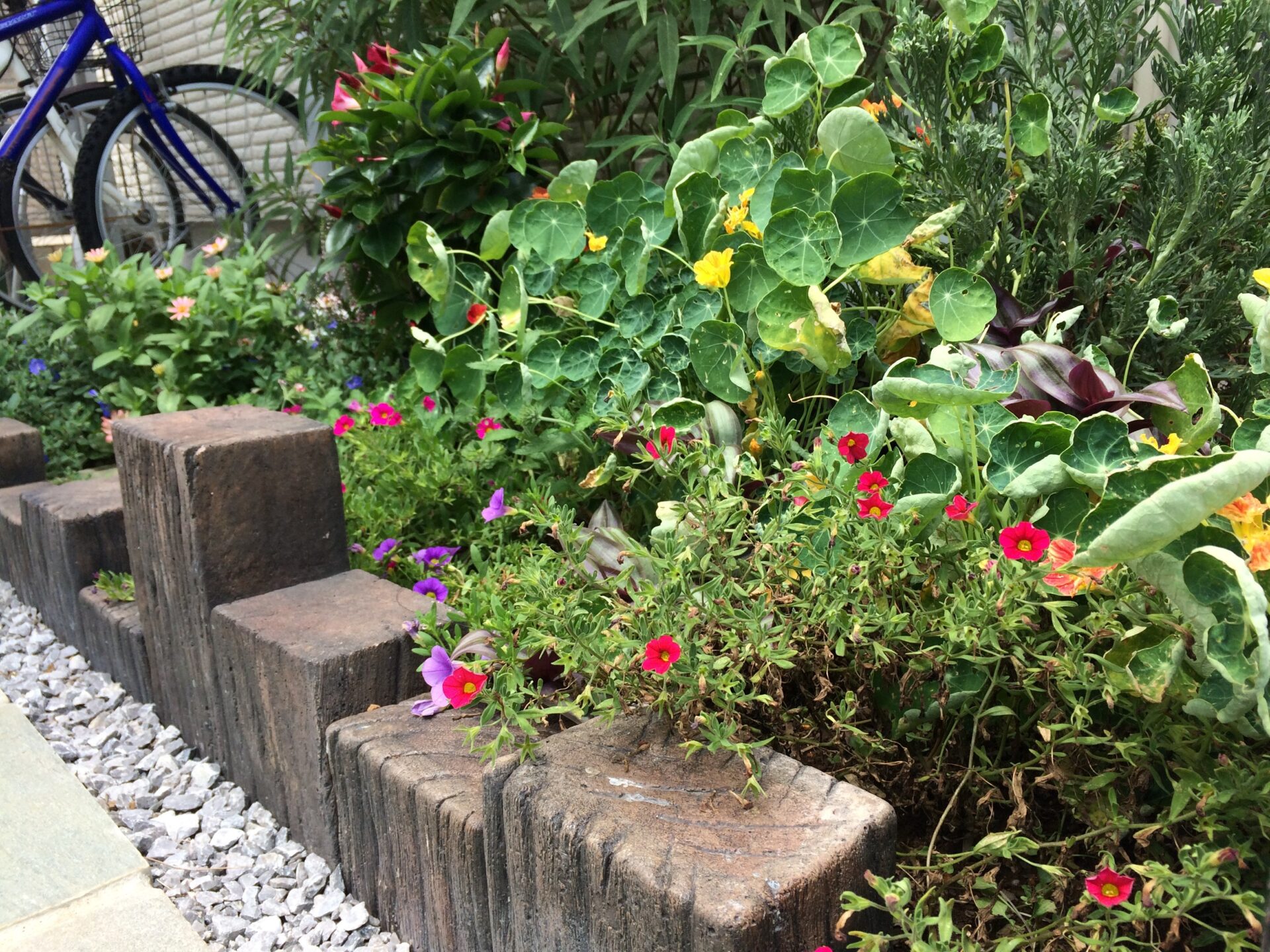 行田市のお庭のリフォーム、ナチュラルスタイル