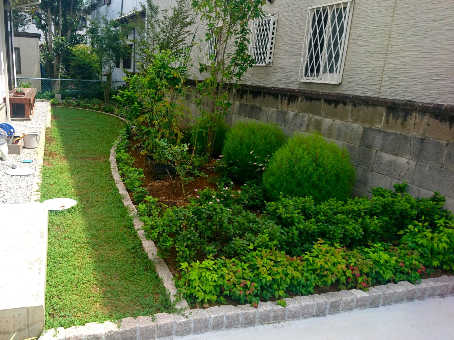 熊谷市のナチュラルな新築外構