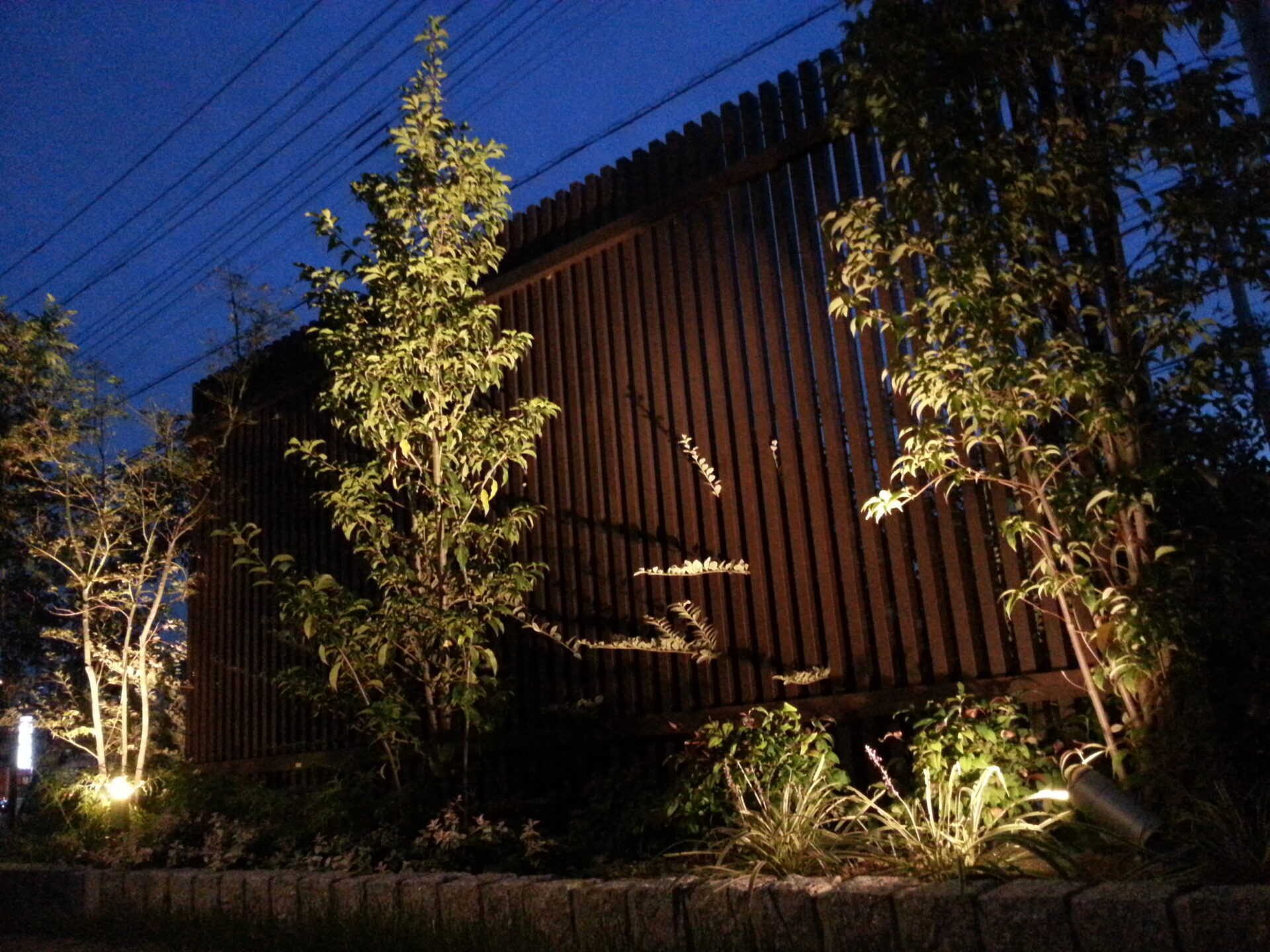 上尾市の和モダンスタイル新築外構