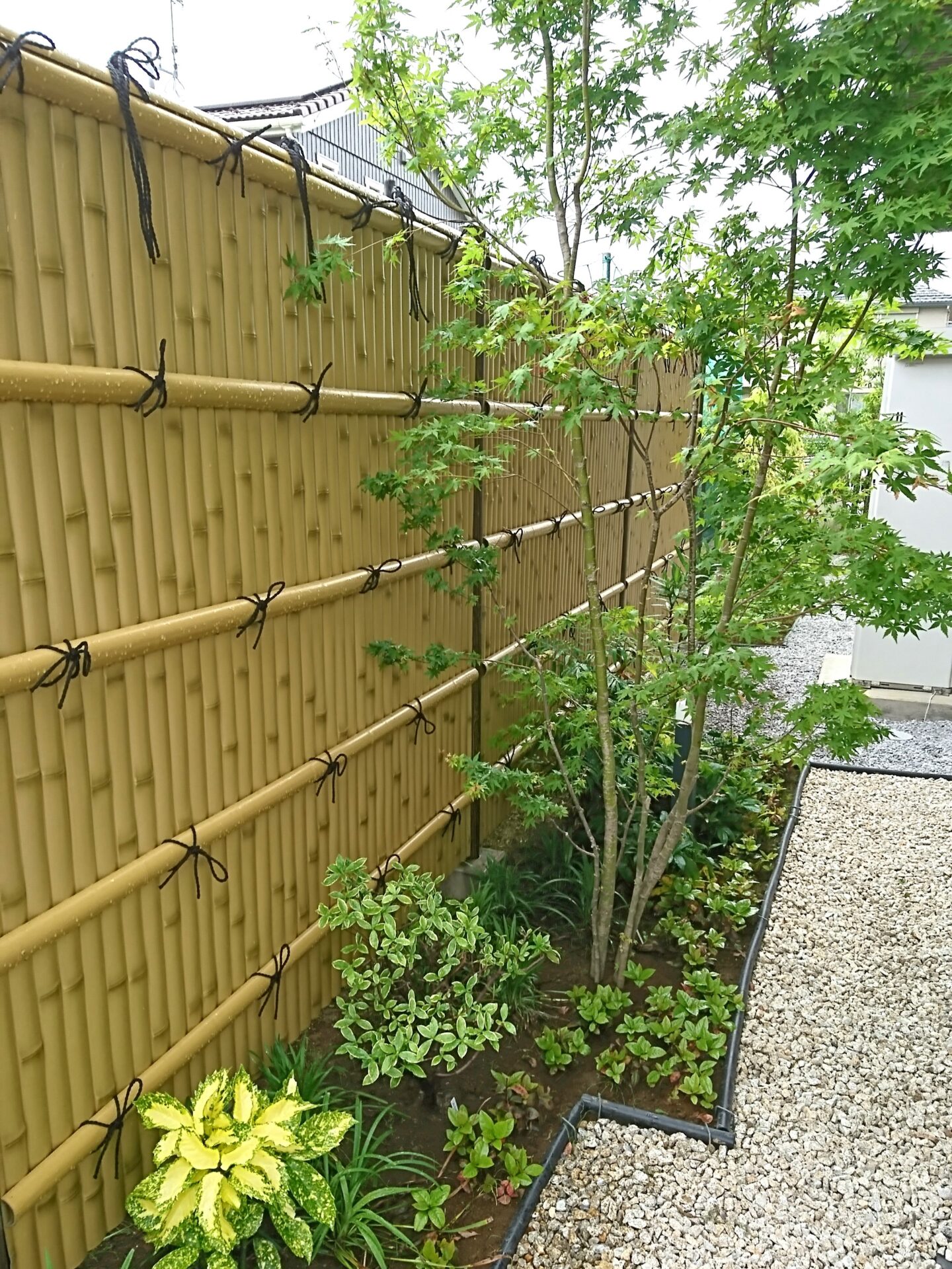 加須市の和モダンな新築外構