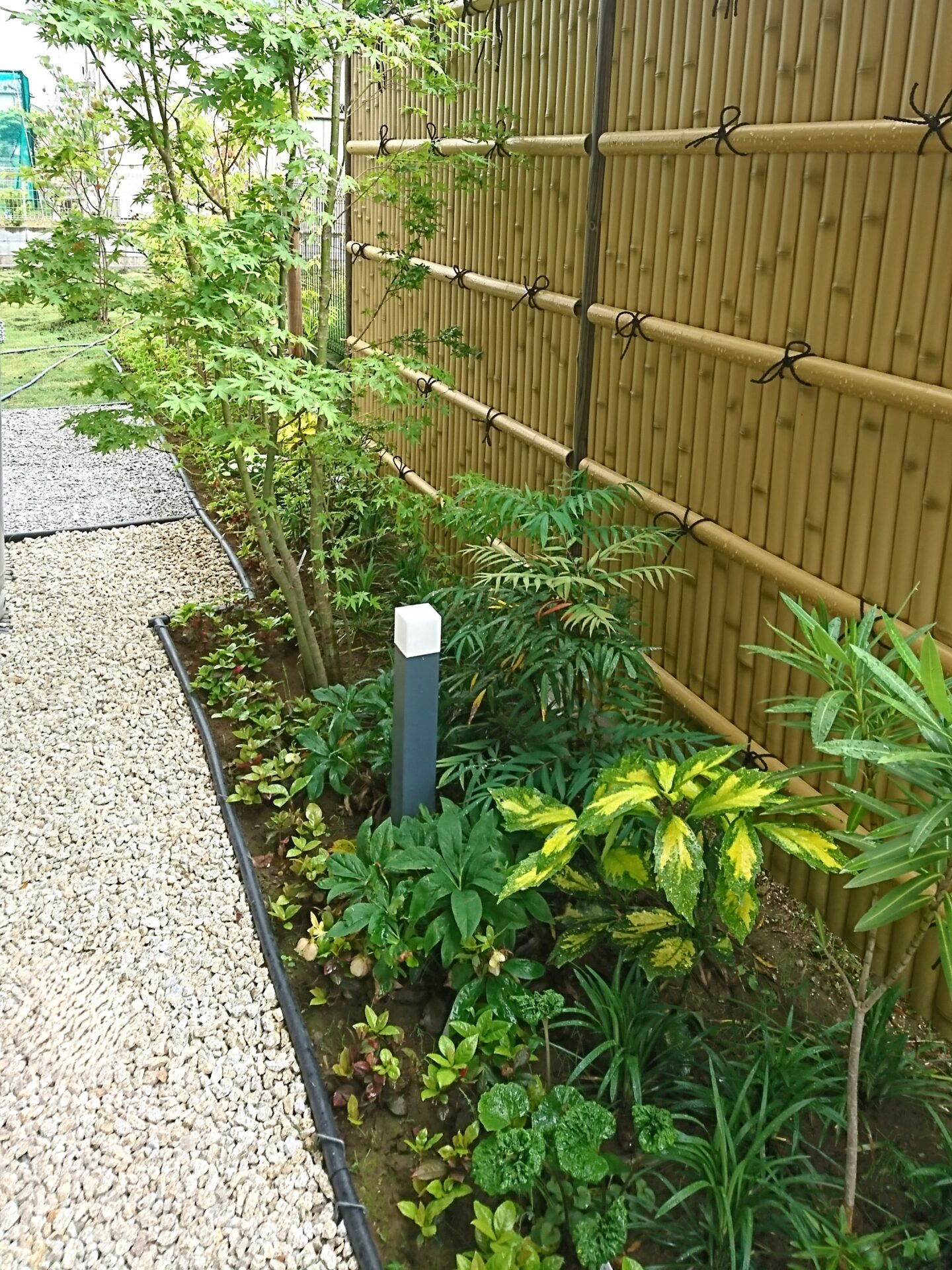 加須市の和モダンな新築外構