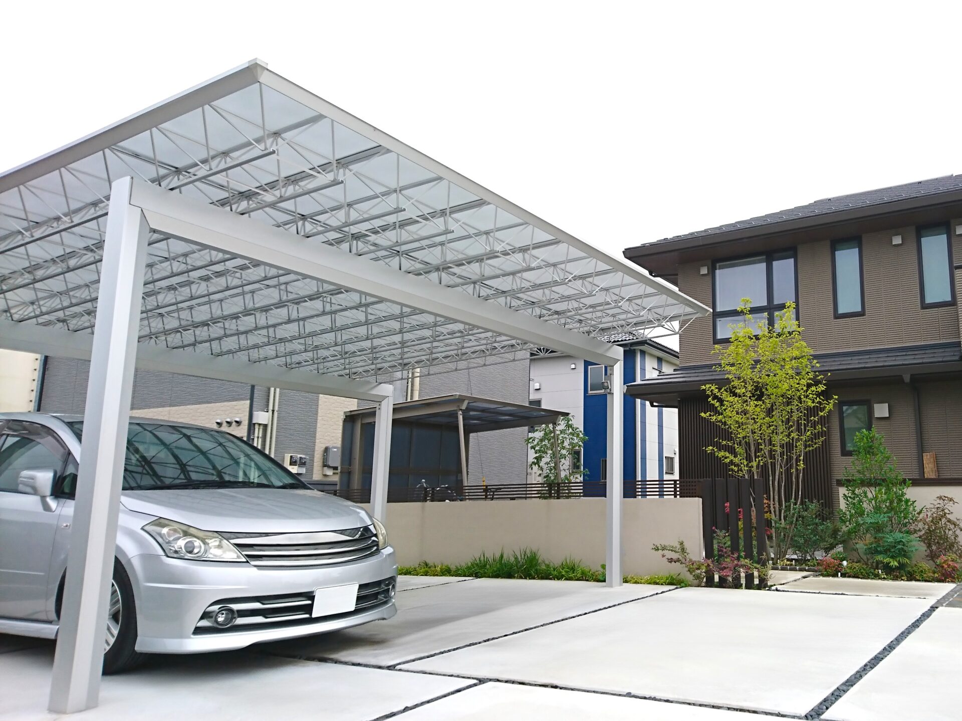 加須市の和モダンな新築外構