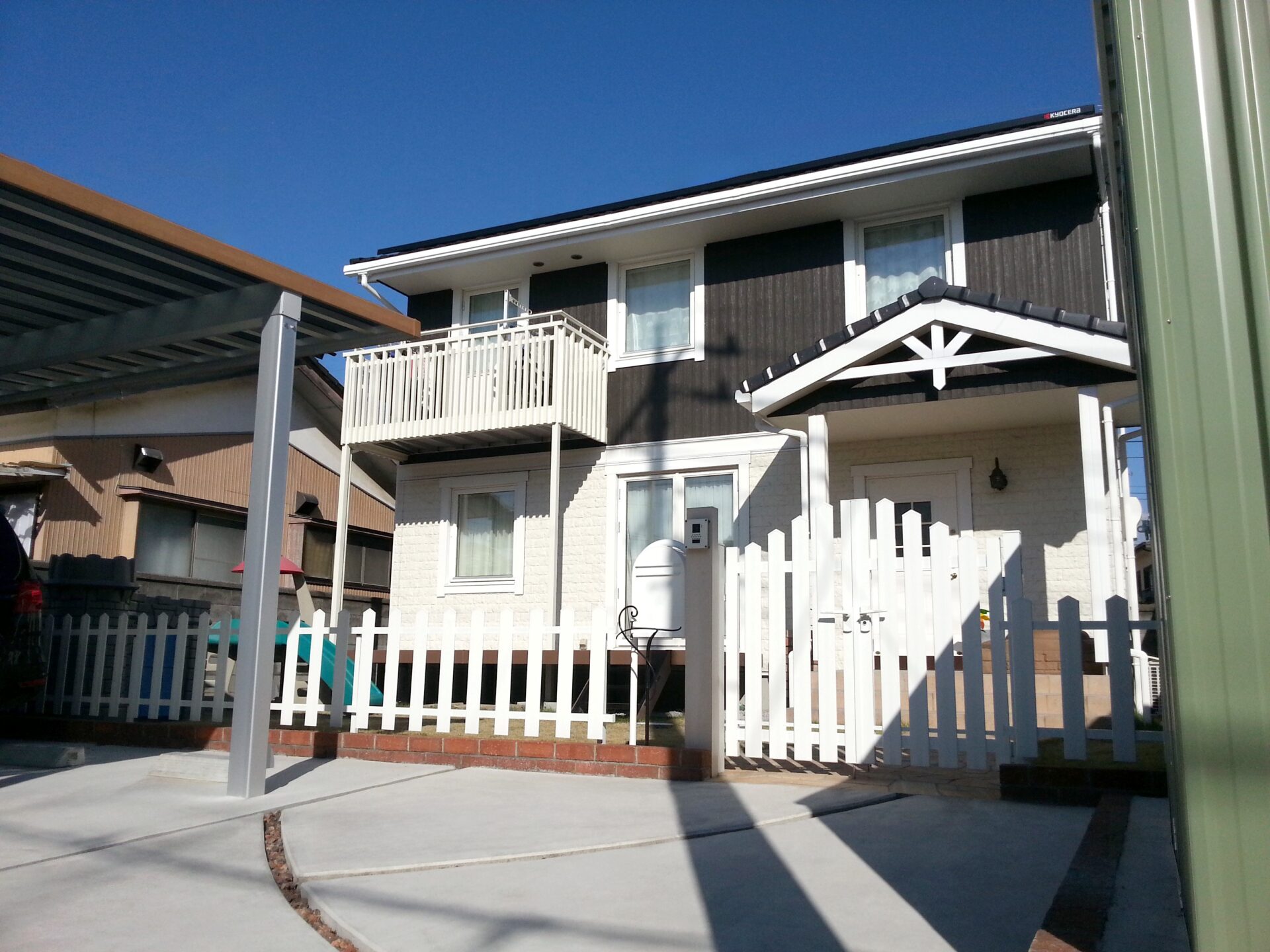 羽生市のナチュラルカントリーな新築外構