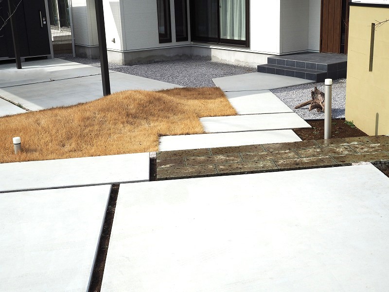 熊谷市の和モダンな新築外構