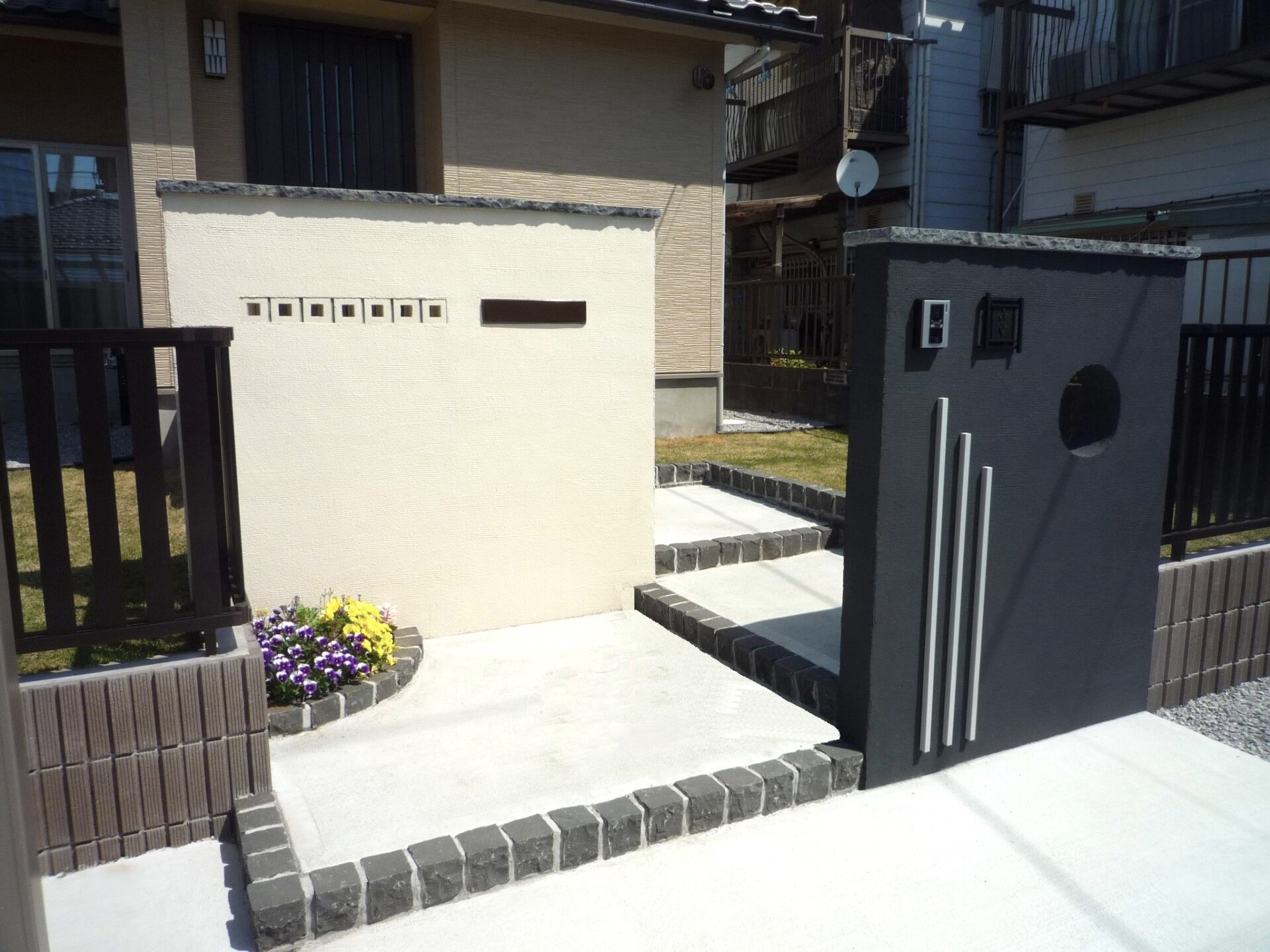 羽生市の和モダンな新築外構