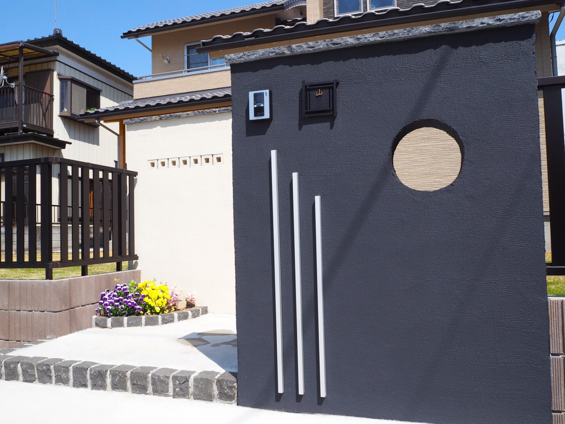 羽生市の和モダンな新築外構