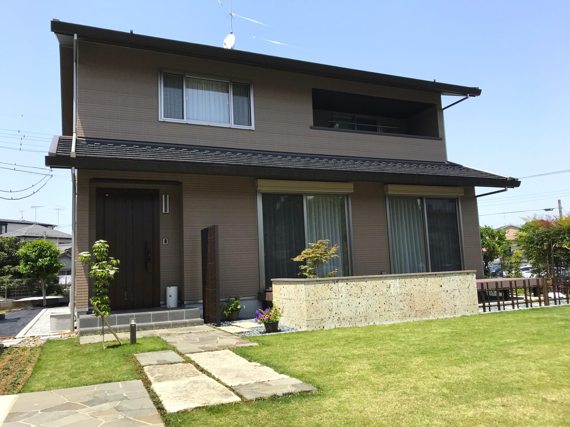 東松山市　和の風合いと趣溢れる癒しのお庭