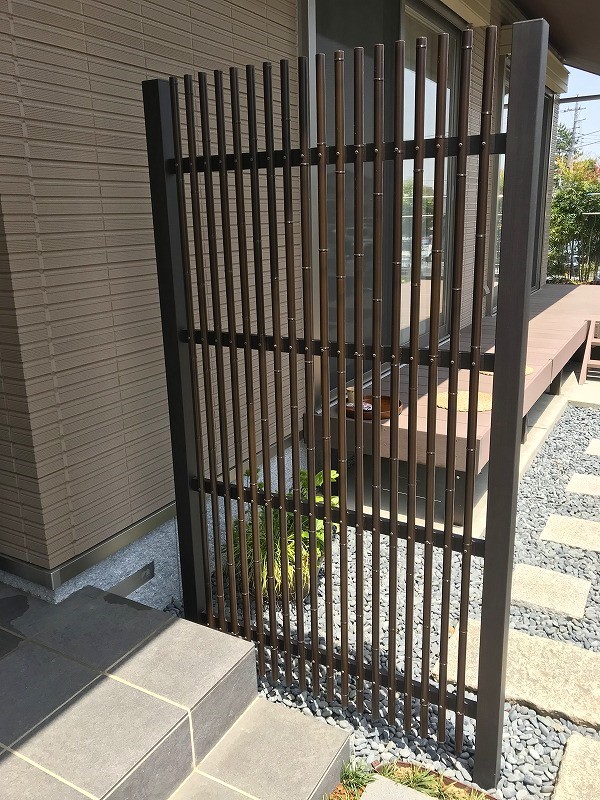 東松山市の和モダンな新築外構