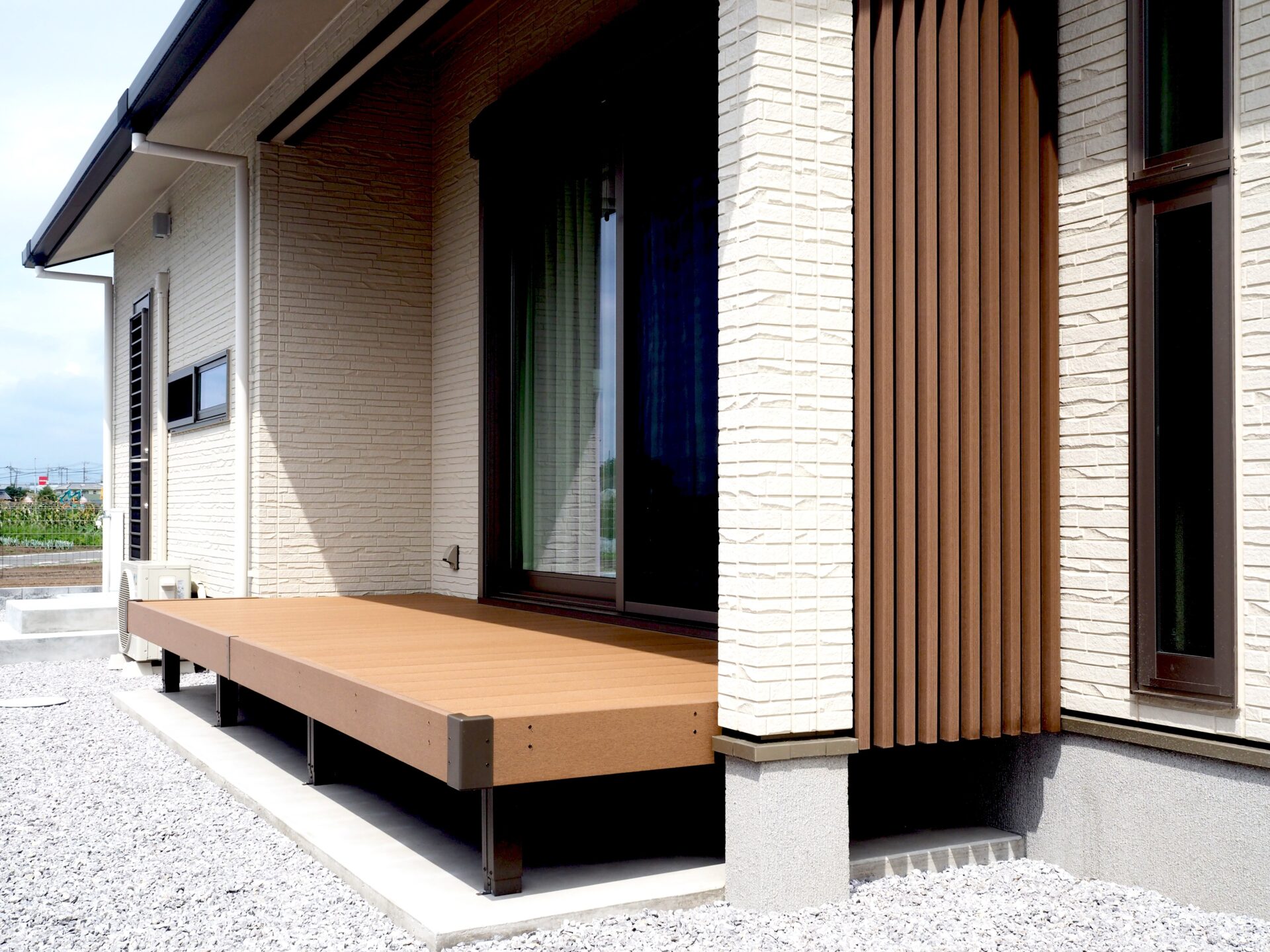 行田市のシンプルスタイルの新築外構