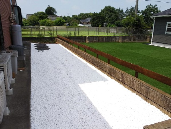 羽生市のお庭のリフォーム　ナチュラルスタイル