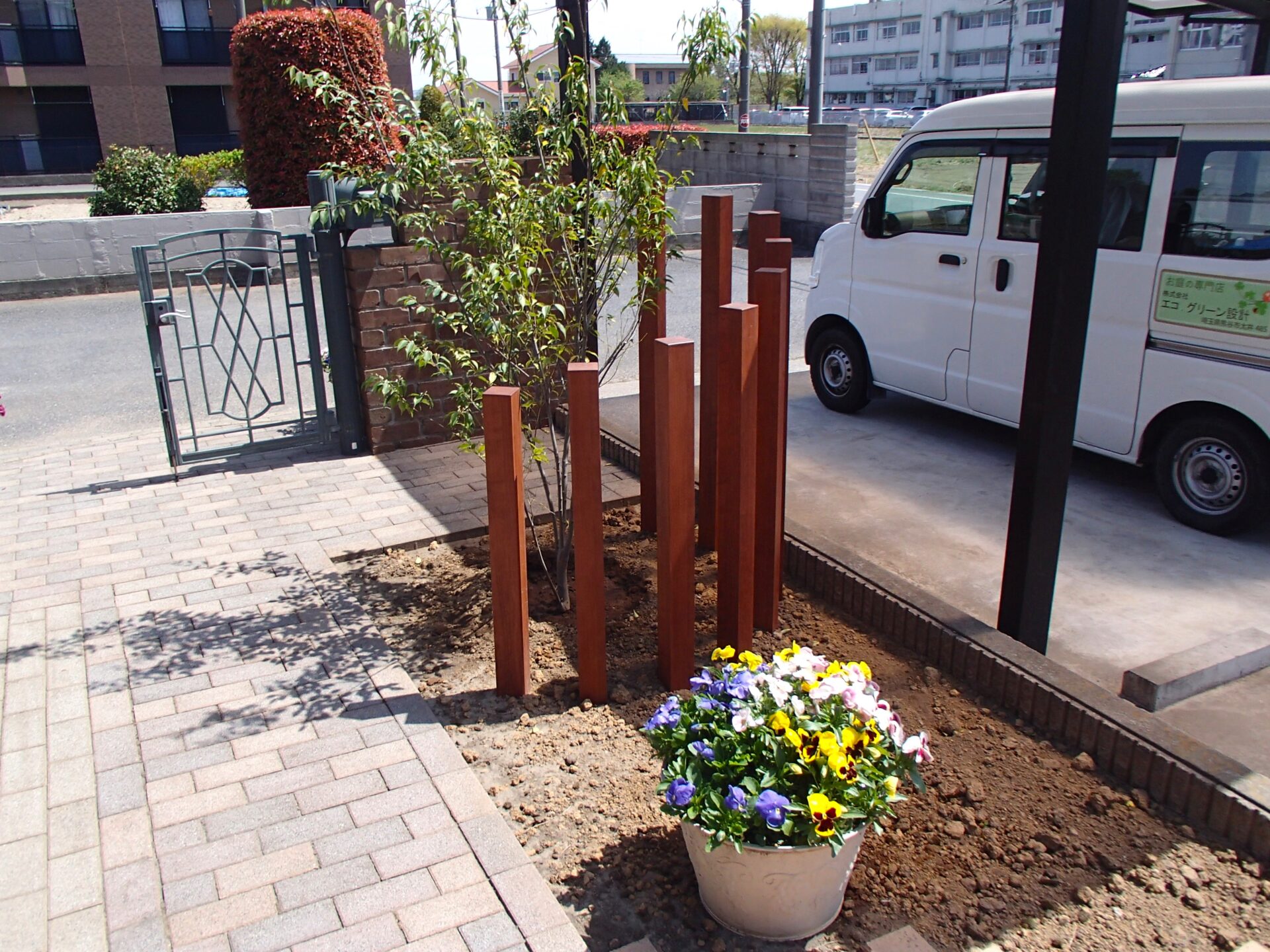 羽生市のお庭のリフォーム　ナチュラルスタイル