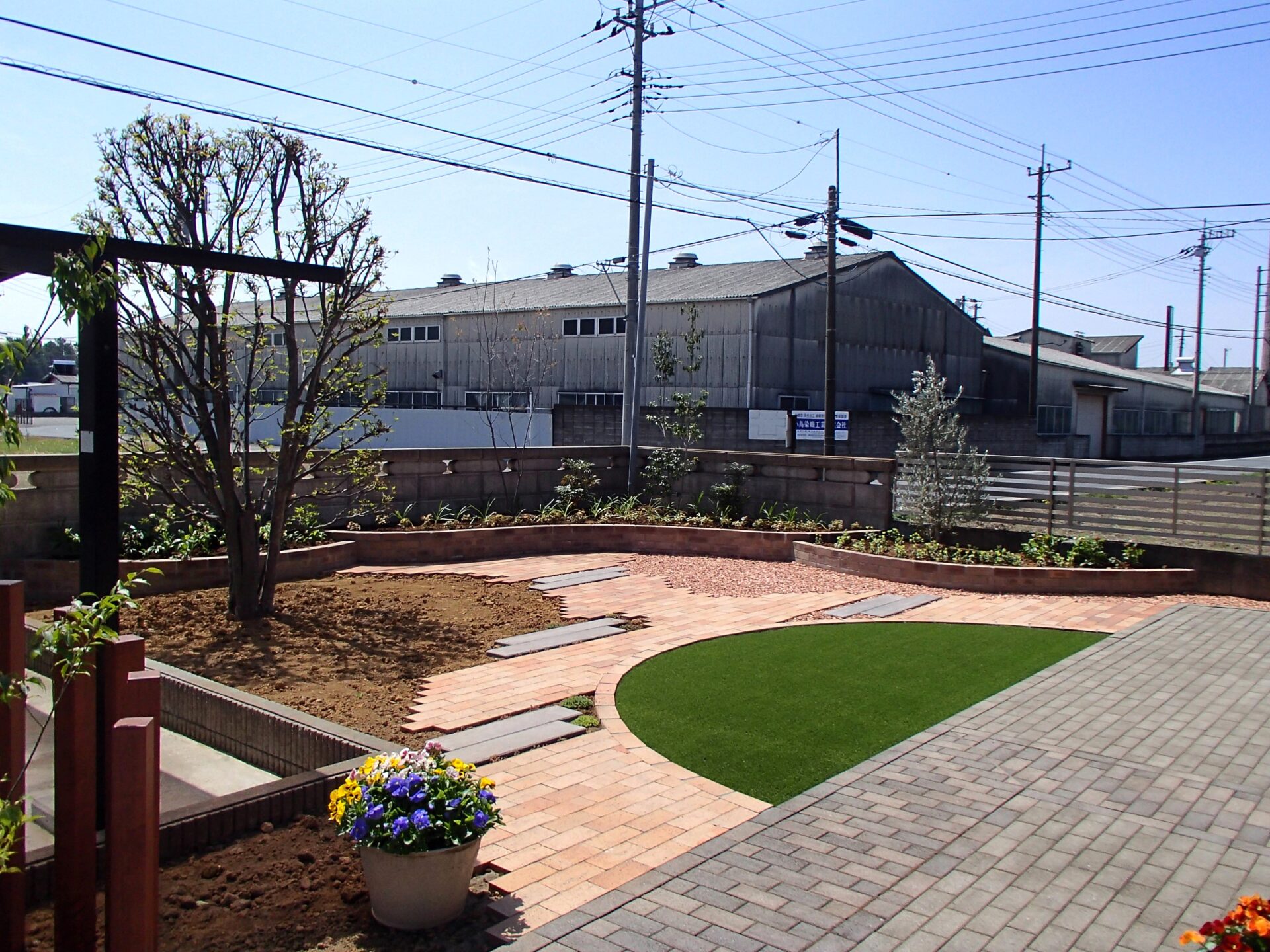 羽生市のお庭のリフォーム　ナチュラルスタイル