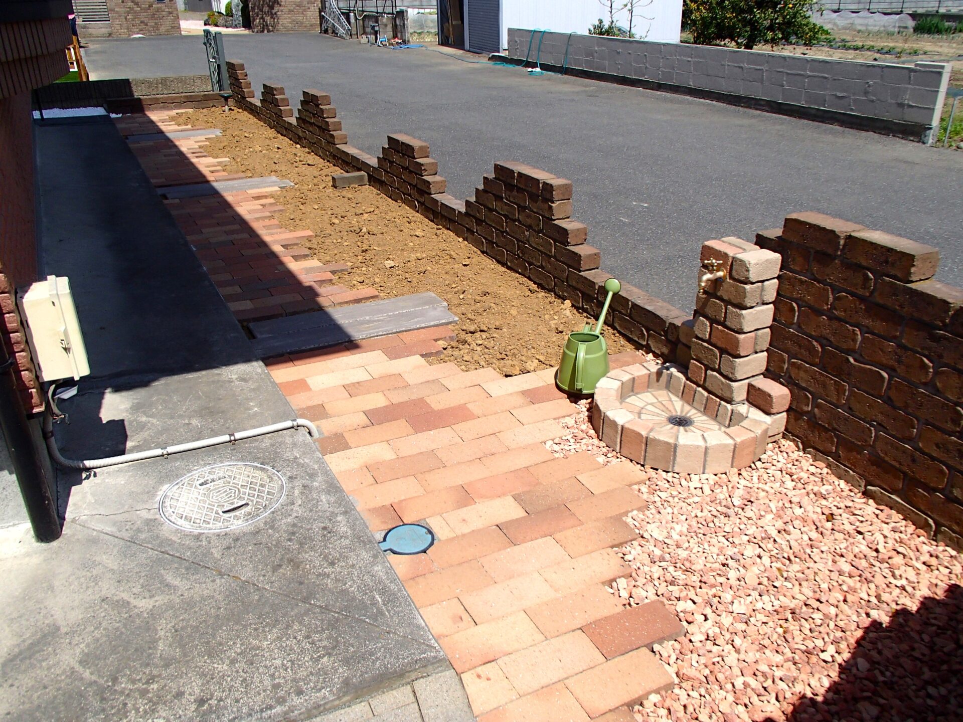 羽生市のお庭のリフォーム　ナチュラルスタイル