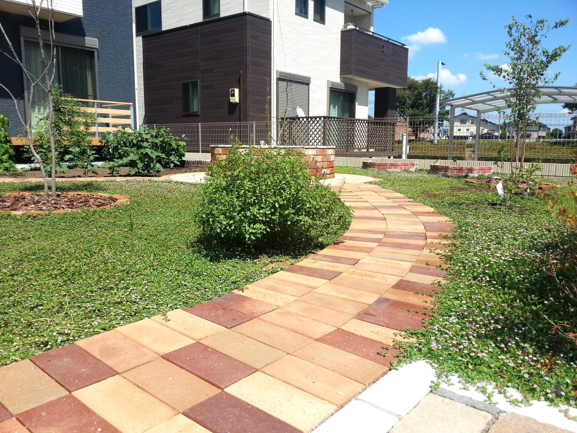 熊谷市のお庭のリフォーム　ナチュラルスタイル