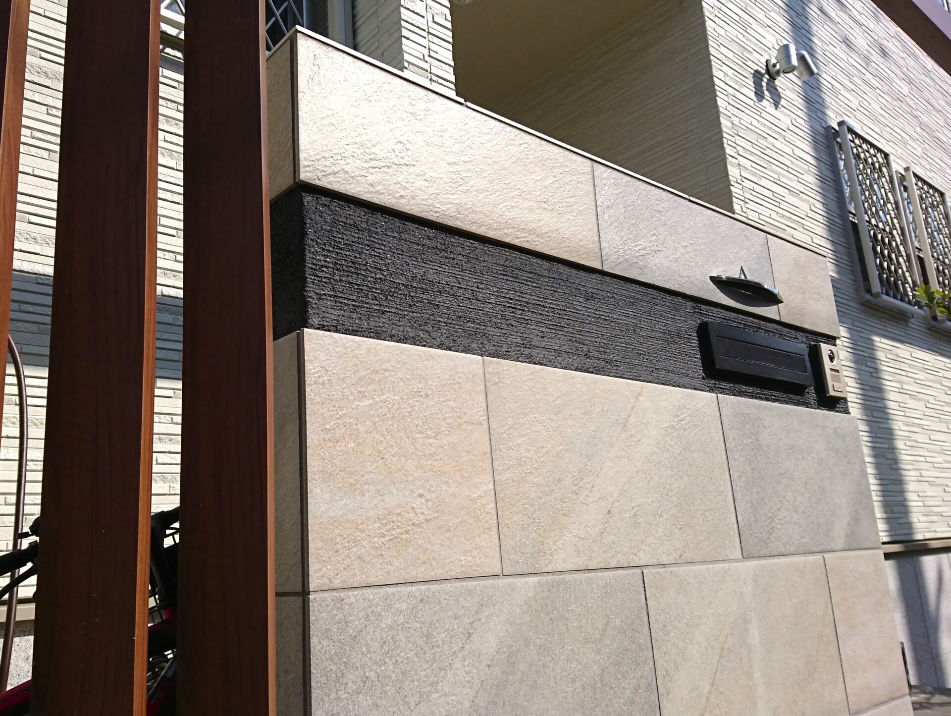 熊谷市のGフレームを使った新築外構