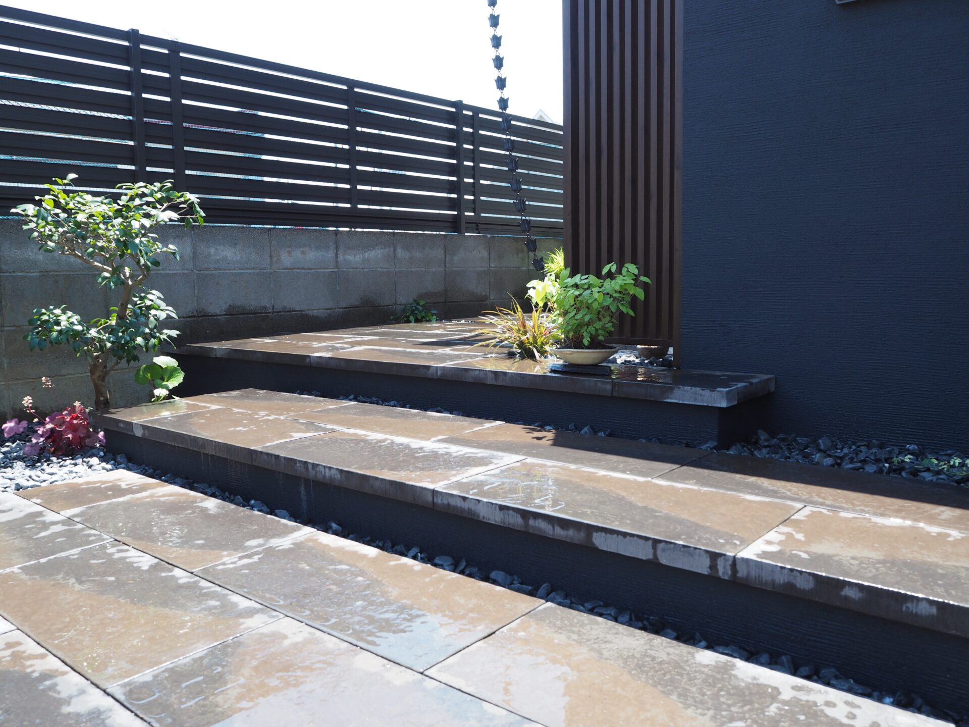 行田市 お庭のリフォーム 和モダンスタイル