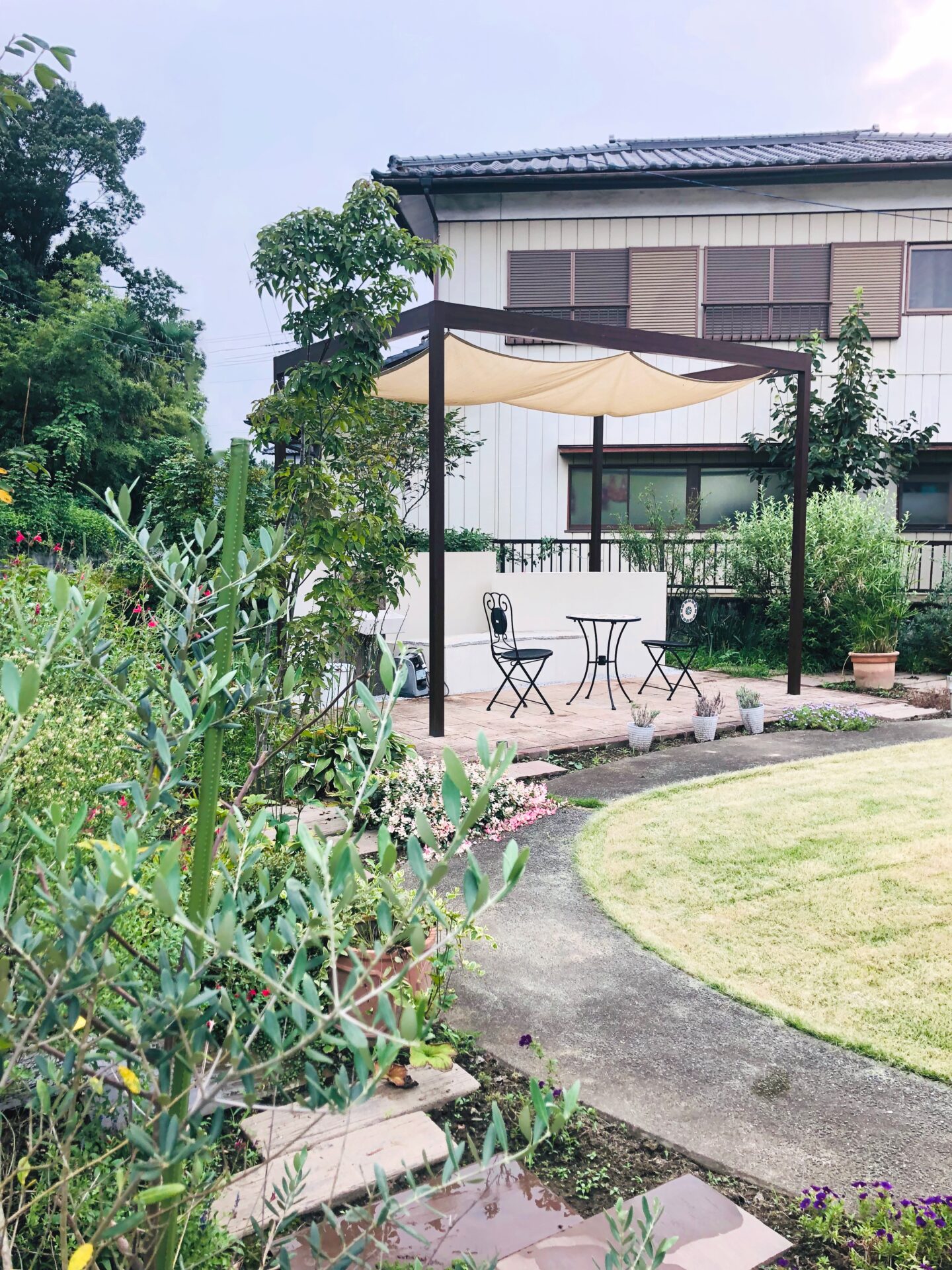 深谷市のお庭のリフォーム　ナチュラルスタイル