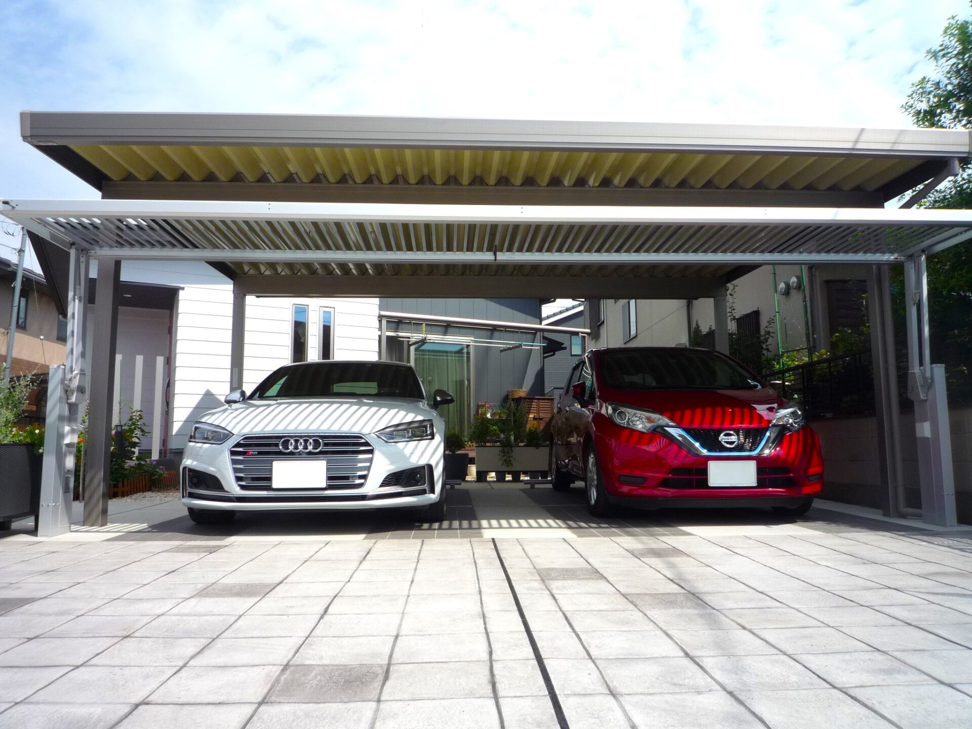 熊谷市のシンプルスタイルな新築外構