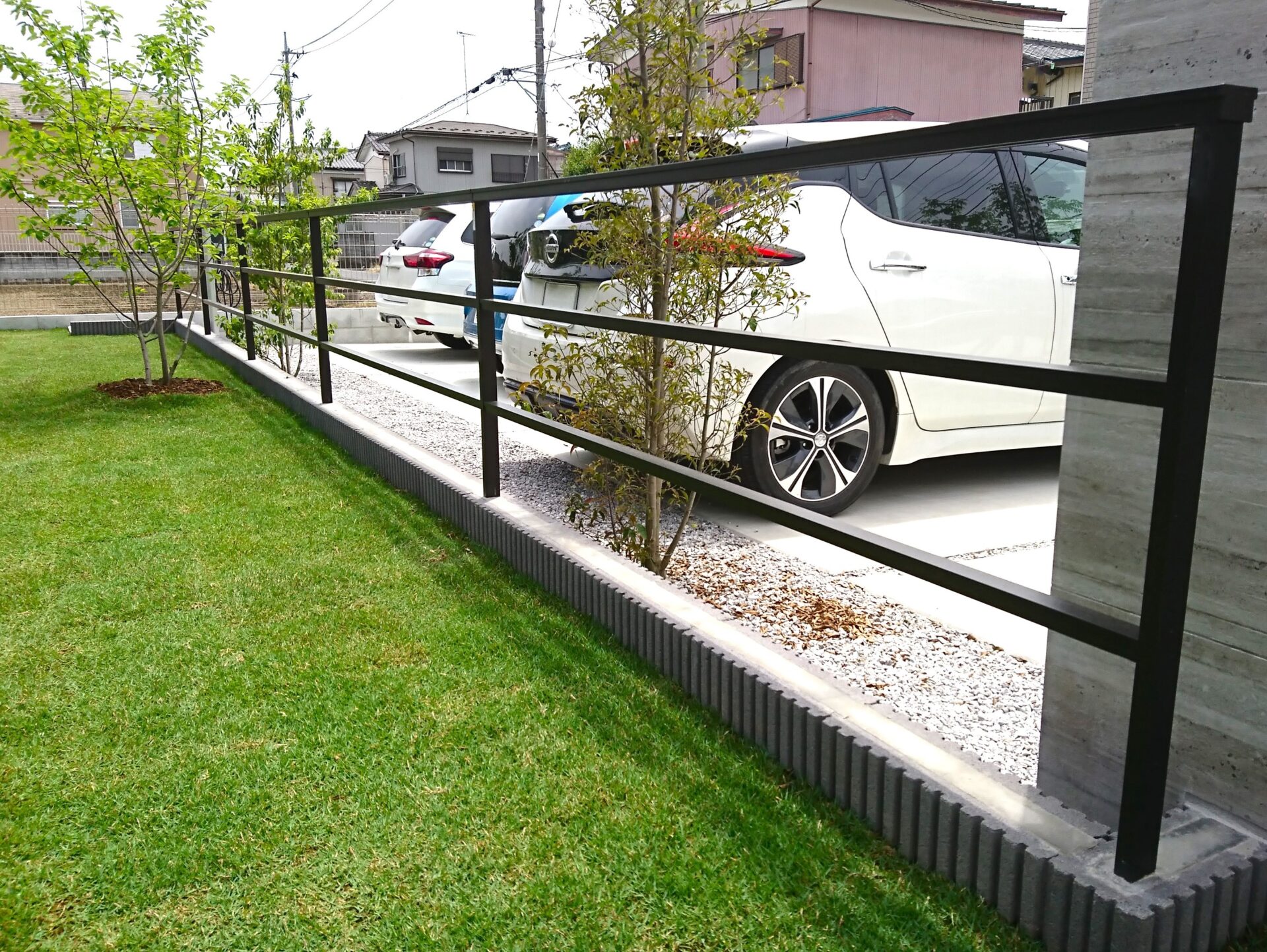 加須市の和モダン外構