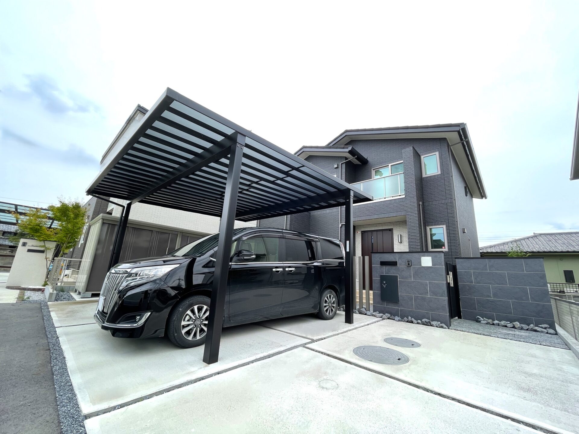 熊谷市のシンプルモダン外構