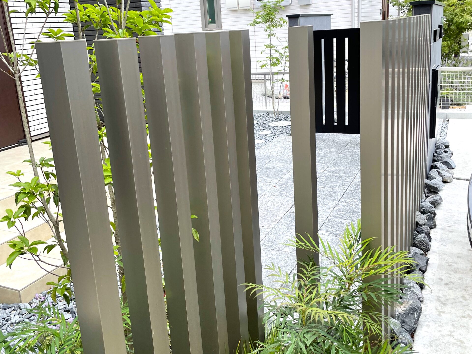 熊谷市のシンプルモダン外構