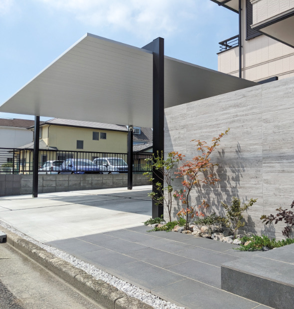 行田市の駐車場の施工事例