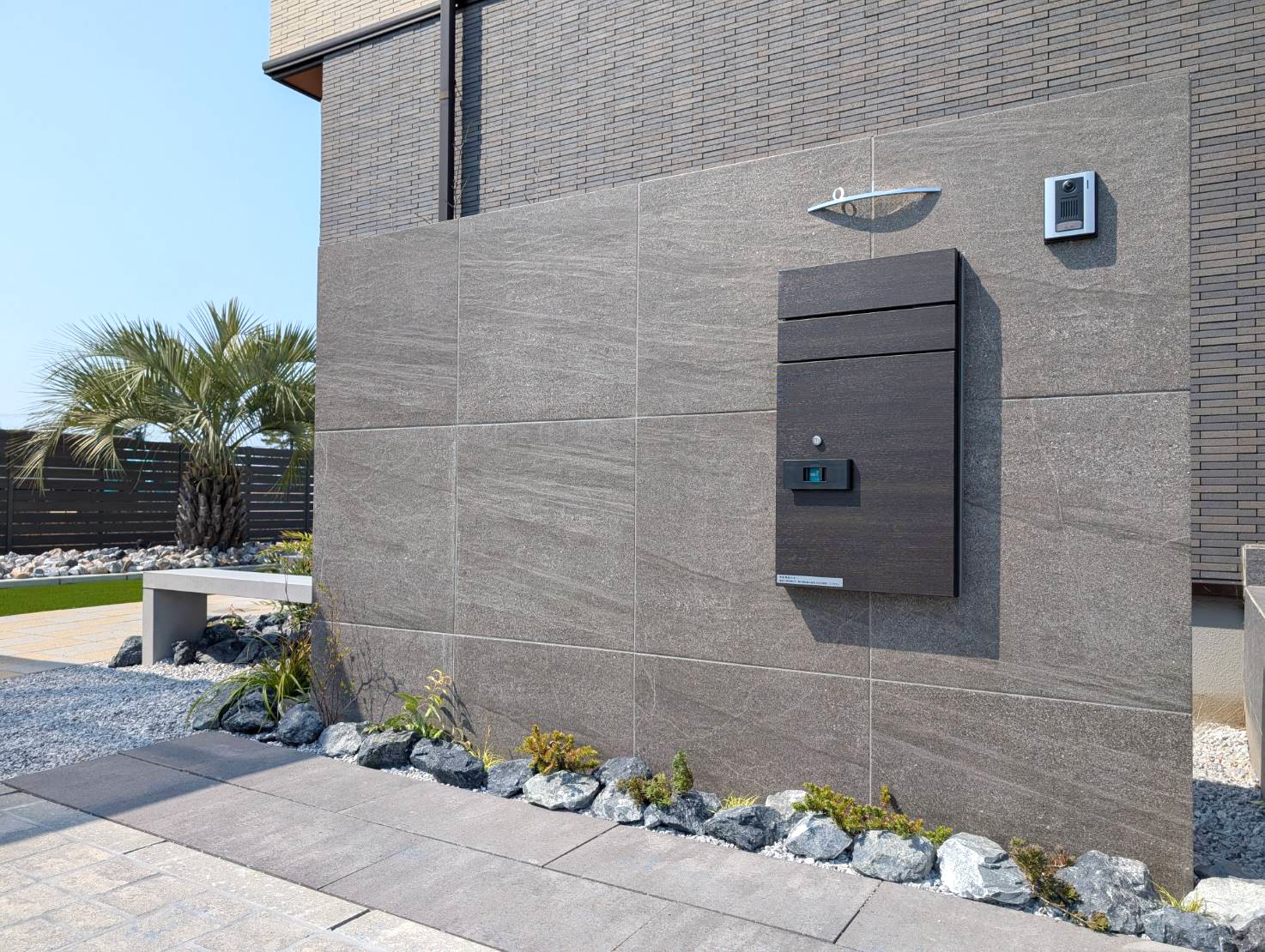 羽生市のアメリカンスタイルの新築外構