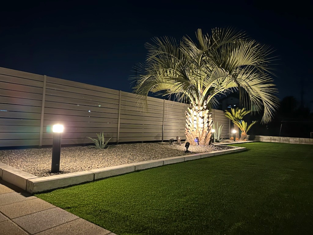 羽生市のアメリカンスタイルの新築外構